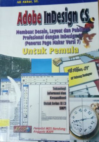Image of Adobe InDesign CS Untuk Pemula