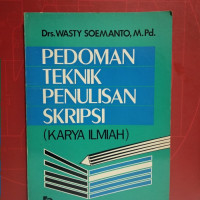 Image of Pedoman Teknik Penulisan Skripsi