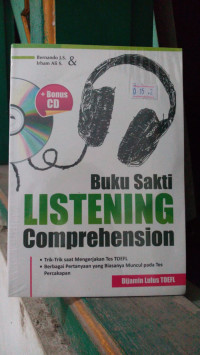 Image of Buku Sakti Listening Comprehension