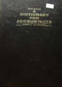 Image of a dictionary for accountants