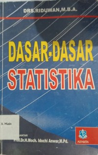 Image of Dasar-dasar Statistika