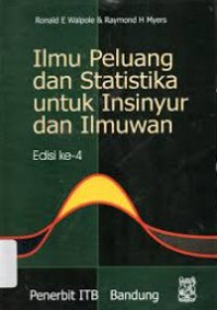 Image of ilmu peluang dan statistika untuk insinyur dan ilmuwan