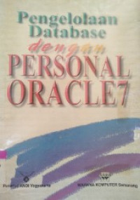 Image of pengelolaan database dengan personal ORACLE 7