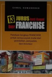 Image of tiga belas jurus antigagal ber-franchise