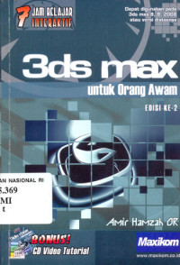 Image of 3ds max untuk orang awam
